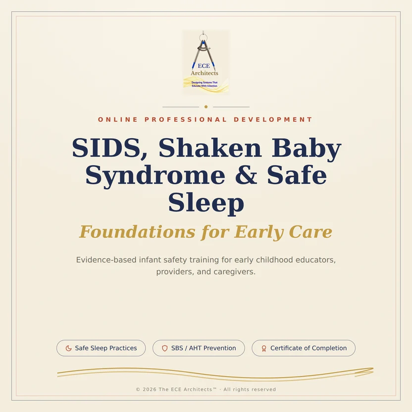 SIDS, Shaken Baby Syndrome & Safe Sleep Foundations for Early Care
